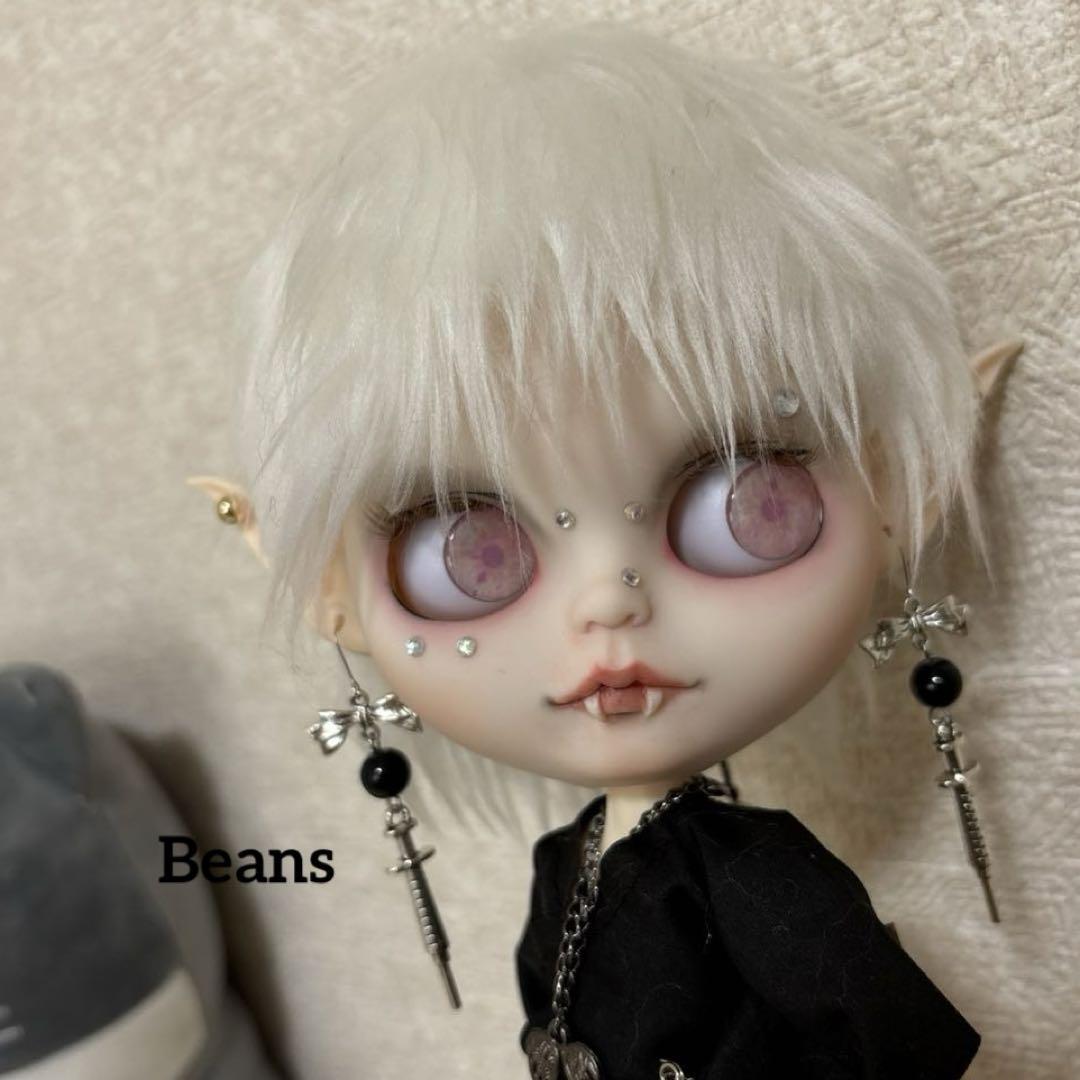アイシードールカスタム 男の子 ♡ 白肌・ホワイト ♡ 耳は選んでね❣️ 画像13