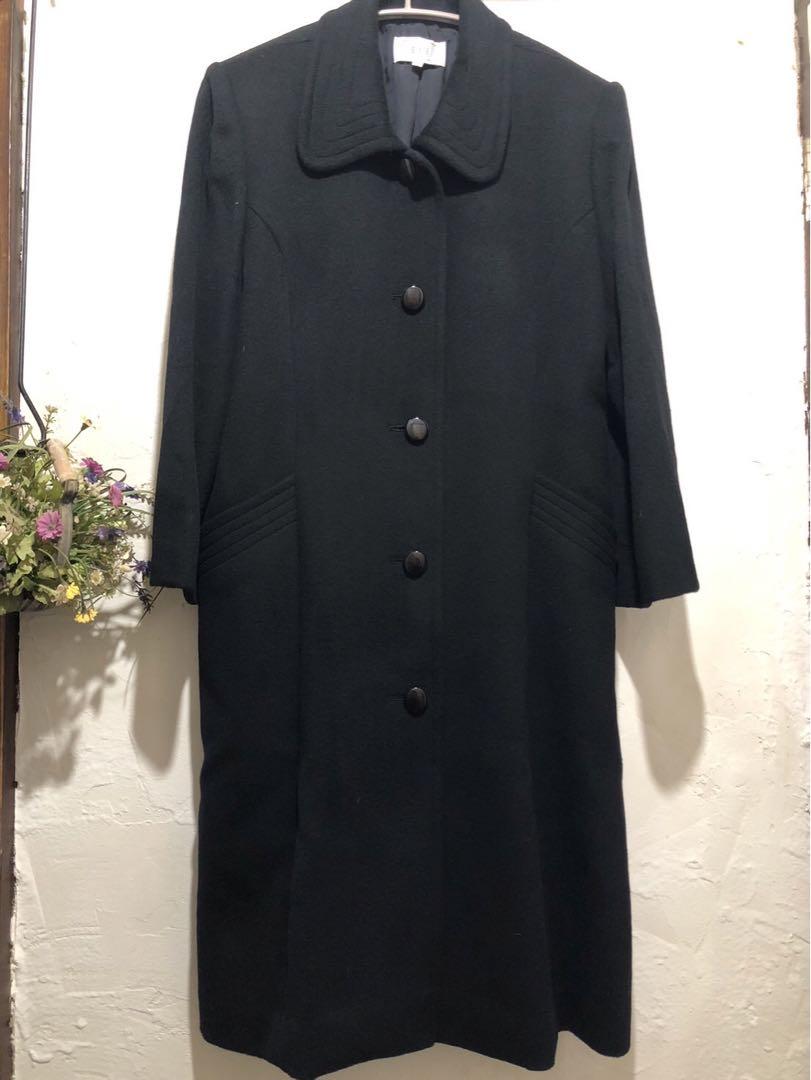 カシミヤ100%ロングコート 黒 TESTA VIERAの通販 by Toku｜ラクマ