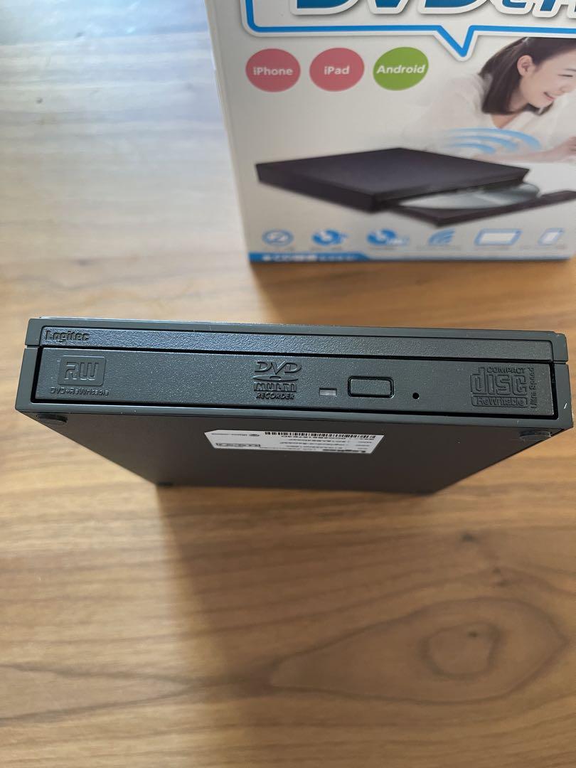 【ジャンク】Logicool ワイヤレスDVD再生ドライブ