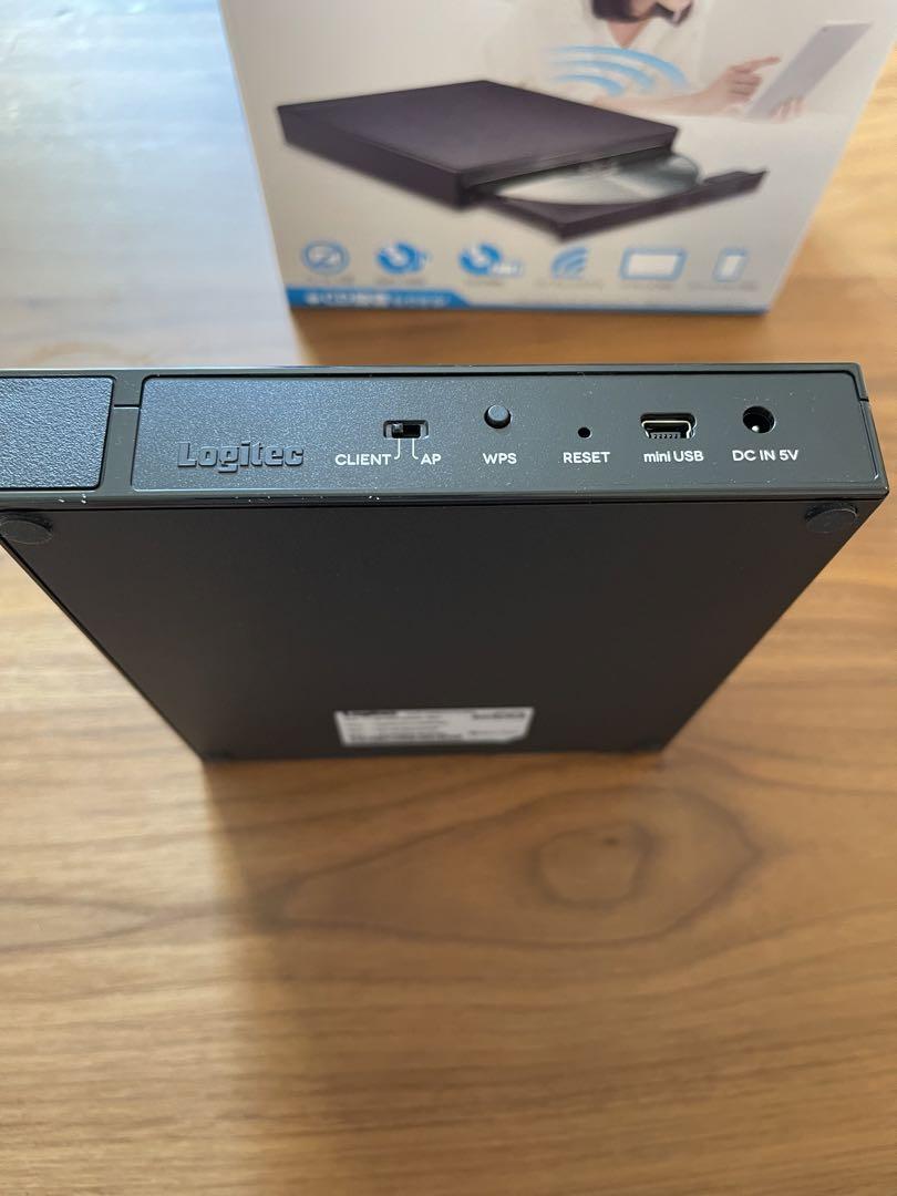 【ジャンク】Logicool ワイヤレスDVD再生ドライブ