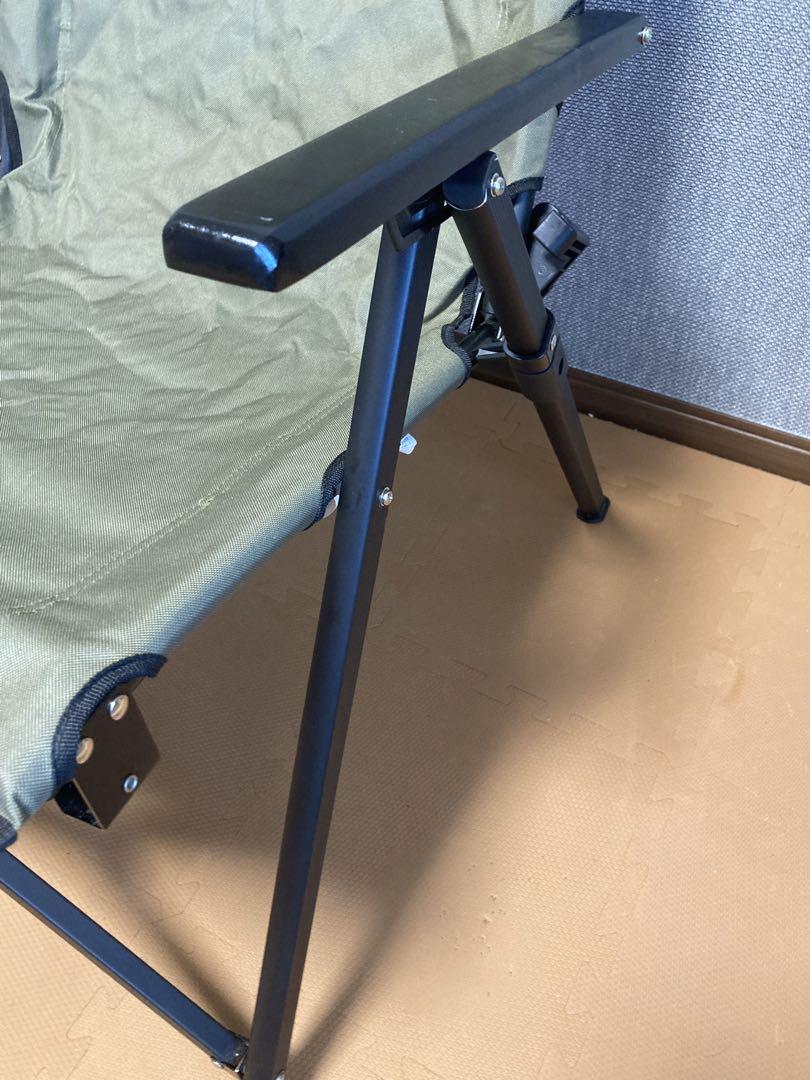 Coleman コールマンレイチェア　オリーブ　3段階リクライニング