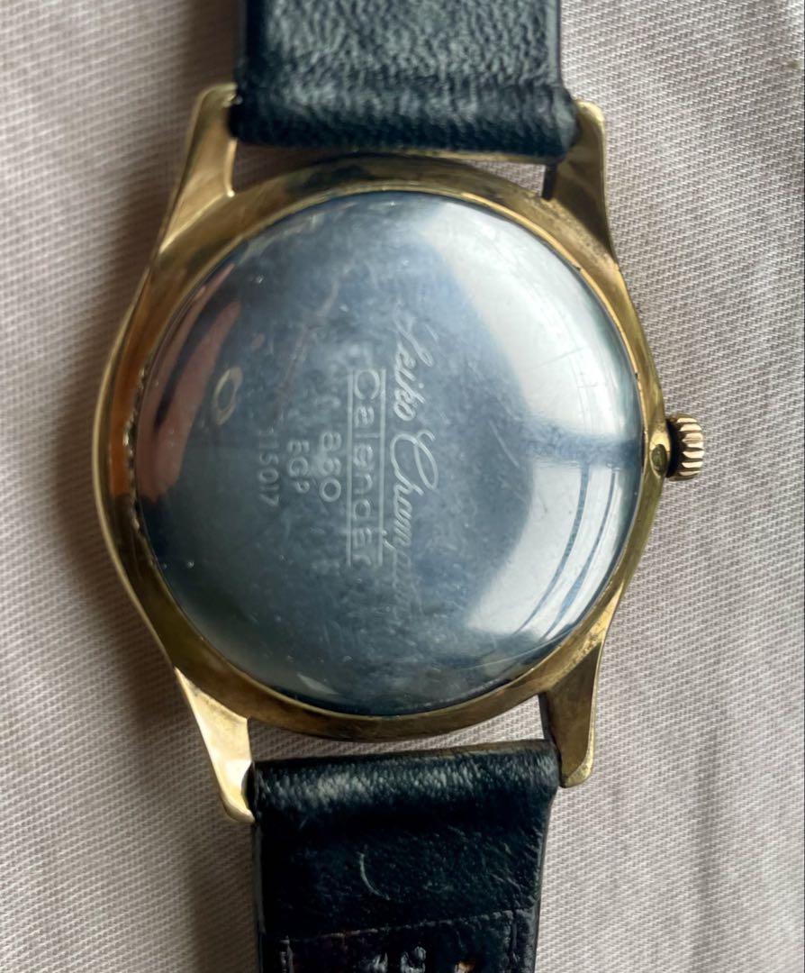 稼働品　SEIKO Champion Calendar 860 手巻き時計