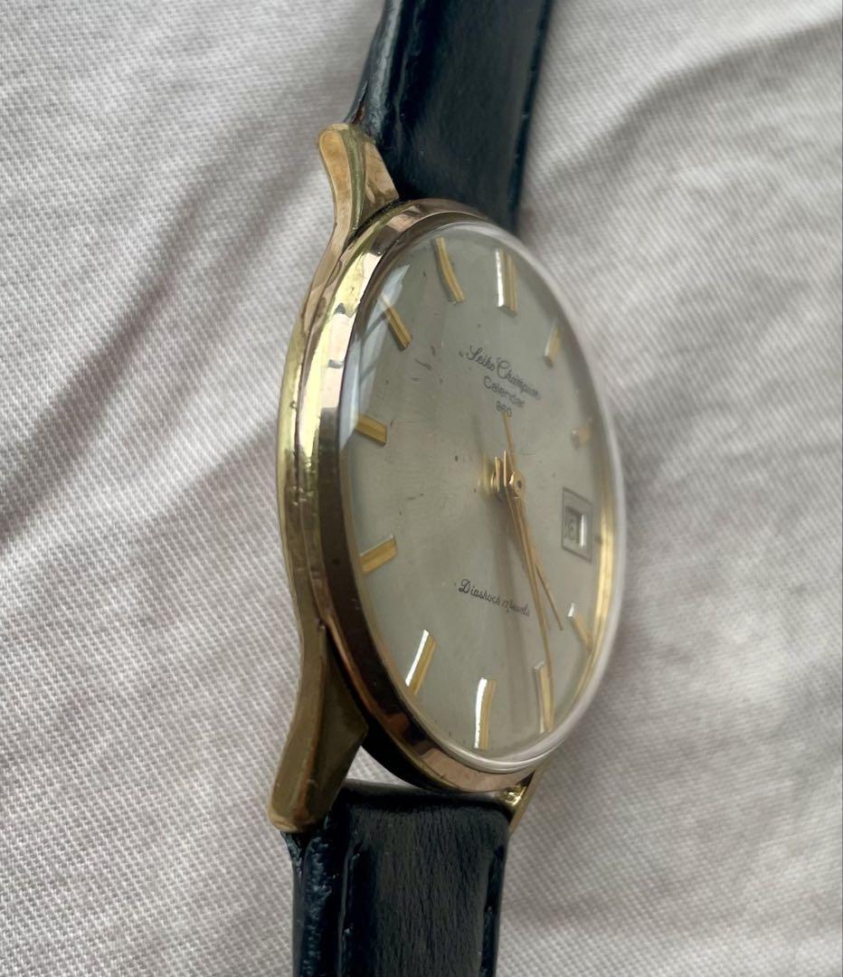 稼働品　SEIKO Champion Calendar 860 手巻き時計