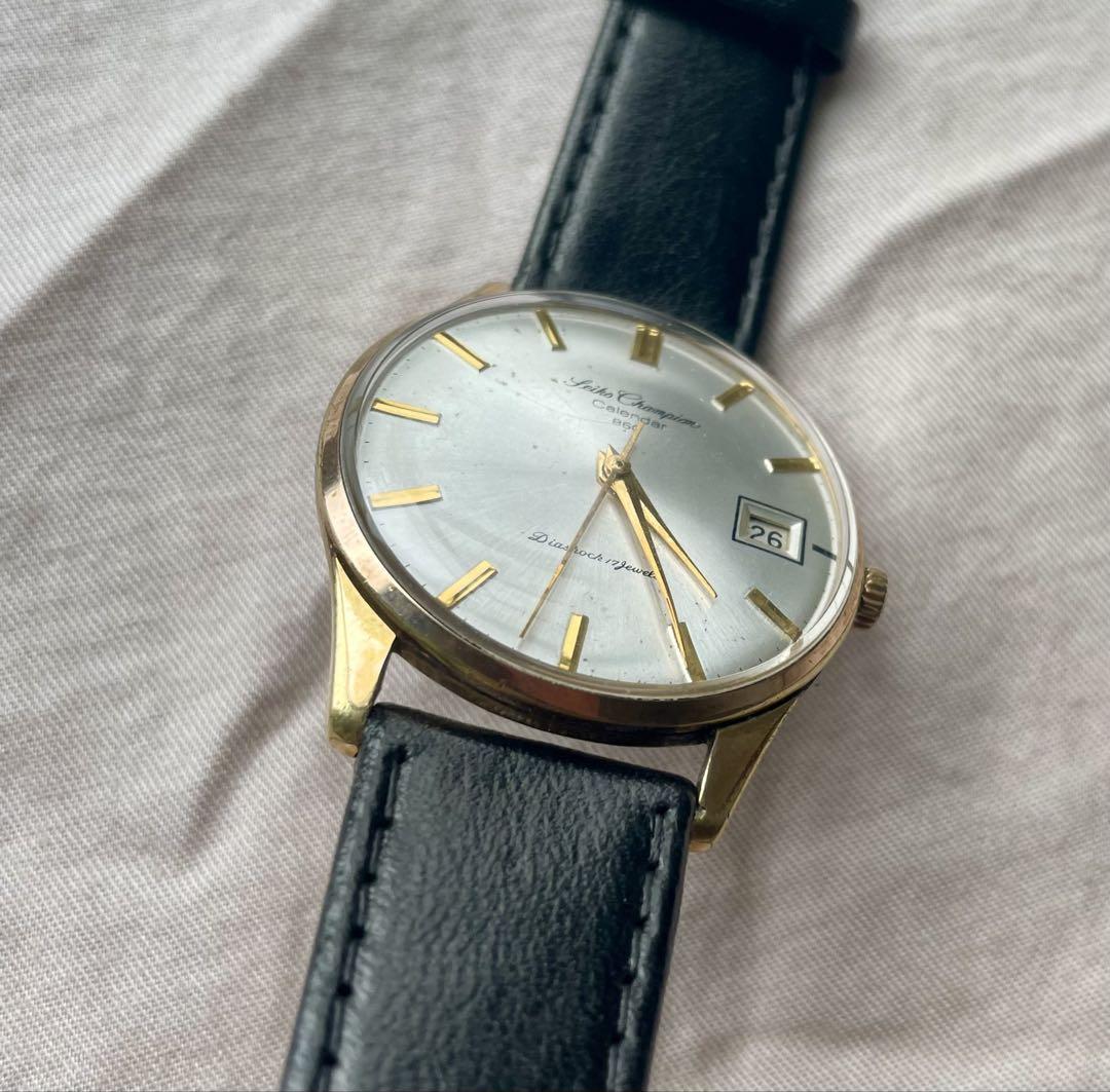 稼働品　SEIKO Champion Calendar 860 手巻き時計