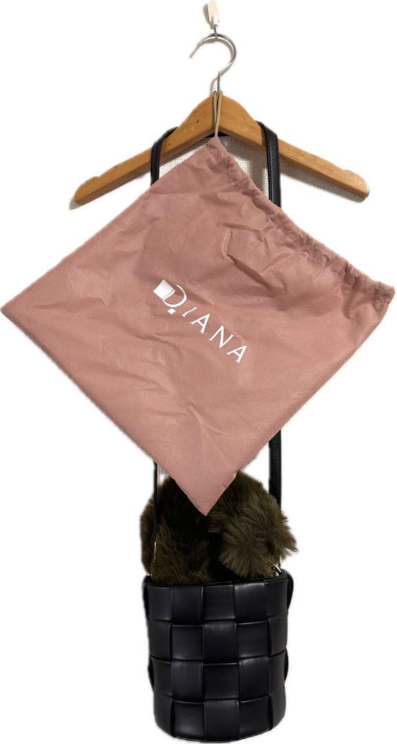 新品未使用 ダイアナ DIANA 2way バニティー風 ショルダーバッグ 黒