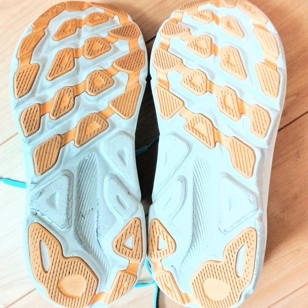 ホカ HOKA M CLIFTON 9 WIDE 26.0 グリーン緑スニーカー