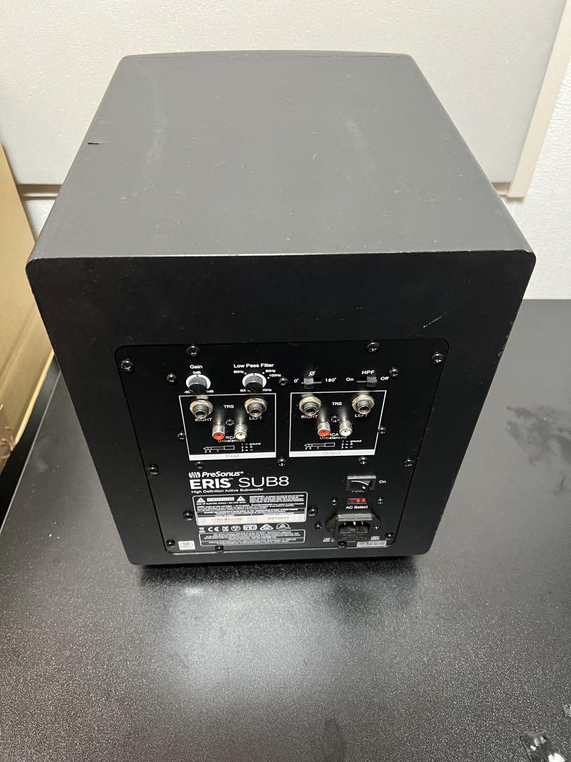 公式の店舗 PreSonus Eris SUB8 アクティブサブウーファー 配信機器・PA機器 配信機器・PA機器・レコーディング機器