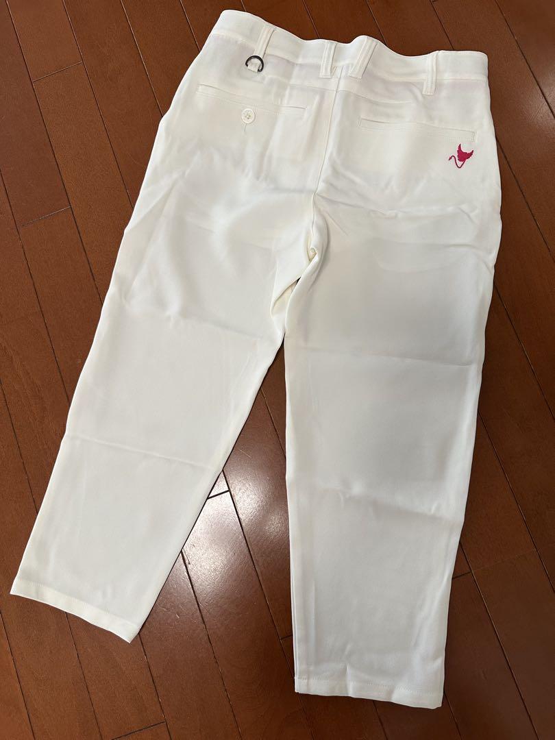新品タグ付き　ホワイト レディース ゴルフパンツ S