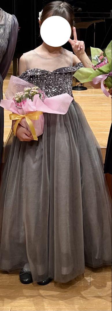 発表会　結婚式　ドレス　オフショルダー　130 140 150