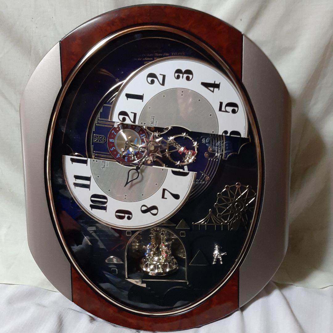 美品◆昭和レトロ◆リズム時計◆スモールワールドからくり時計　4MH751RH