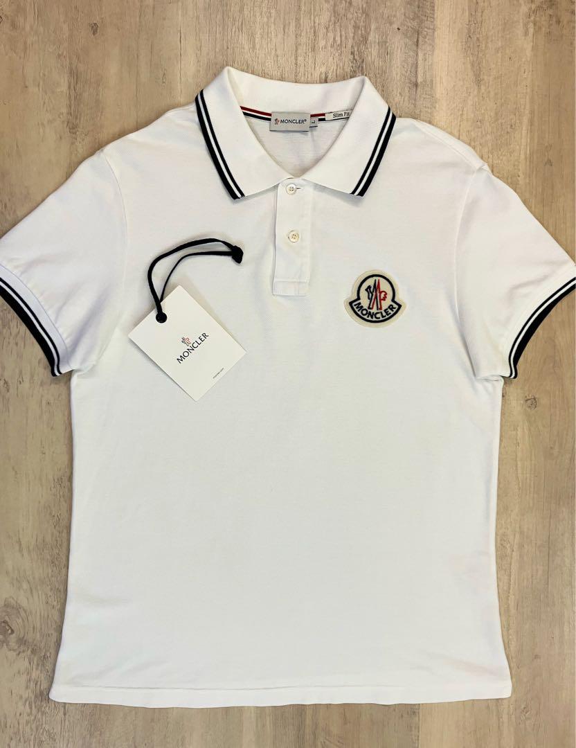 モンクレール　ビッグロゴポロシャツ Ｌサイズ MONCLER