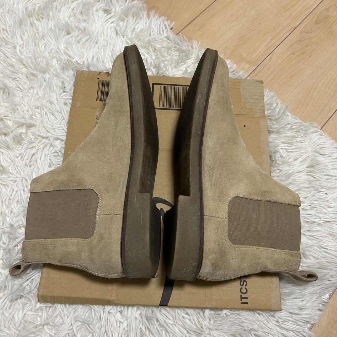ZARA メンズ アンクルブーツ スエード ベージュ 44 28.5cm ZARA メンズ アンクルブーツ スエード ベージュ 44 28.5cm