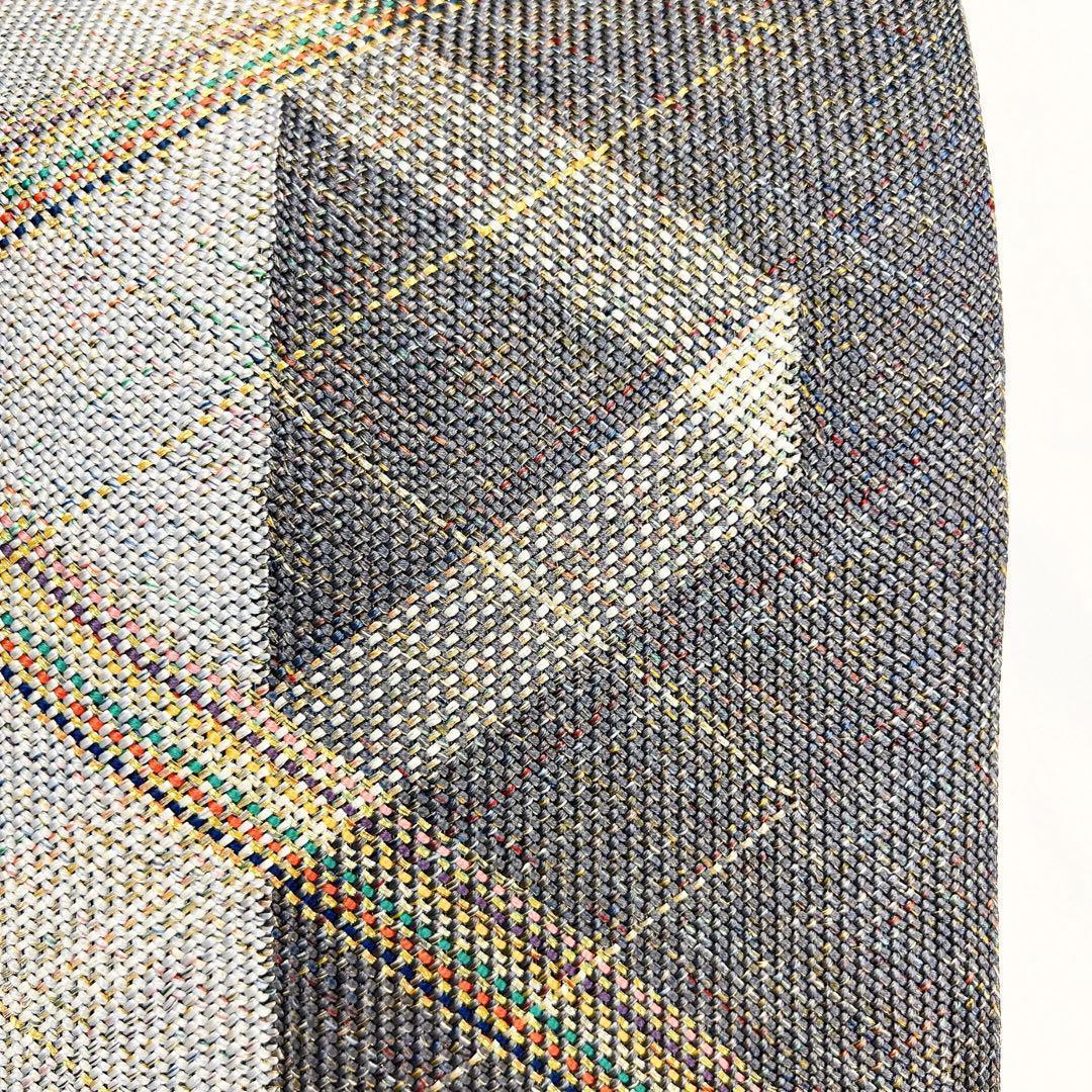 名古屋帯　手組み　縦線模様　着物　093w o