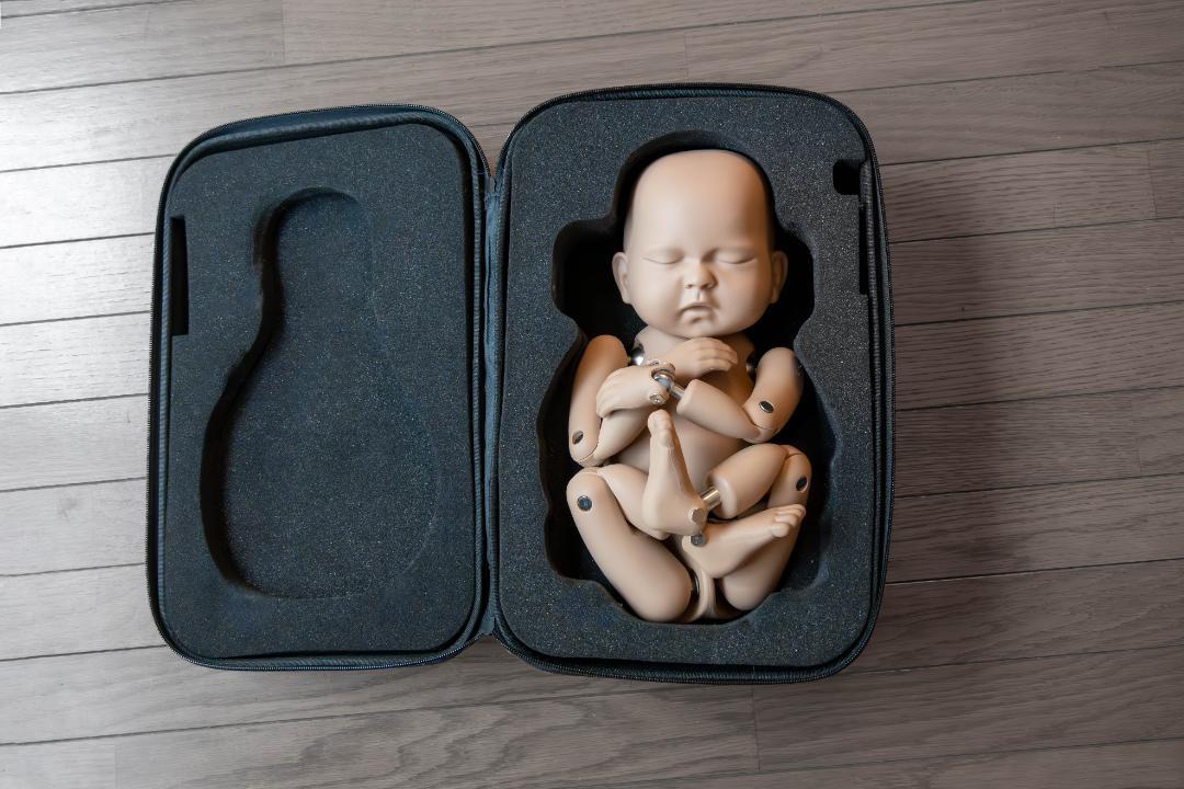 ニューボーンフォト練習用人形　収納ケース付き ニューボーンフォト 練習用人形 約30cm 収納ケース付き - メルカリ
