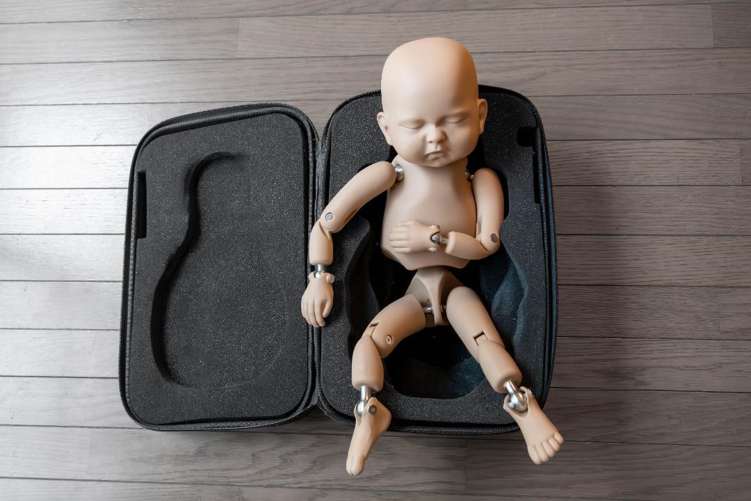 ニューボーンフォト練習用人形　収納ケース付き ニューボーンフォト 練習用人形 約30cm 収納ケース付き - メルカリ