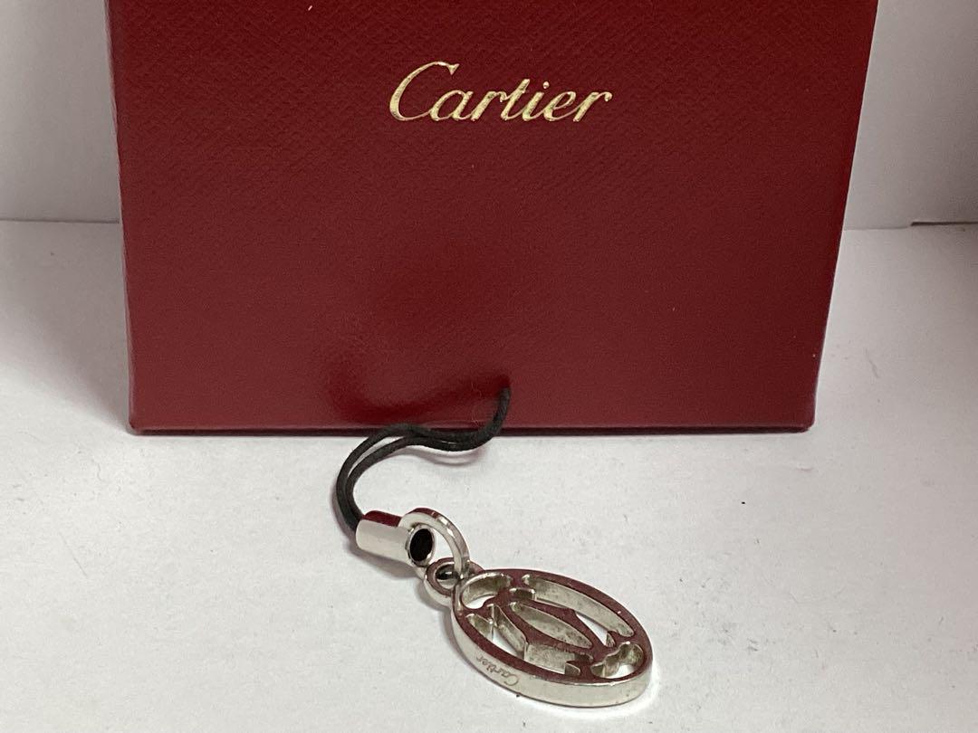 【美品】Cartier シルバー オーバルチャーム Cartier シルバー オーバル型チャーム