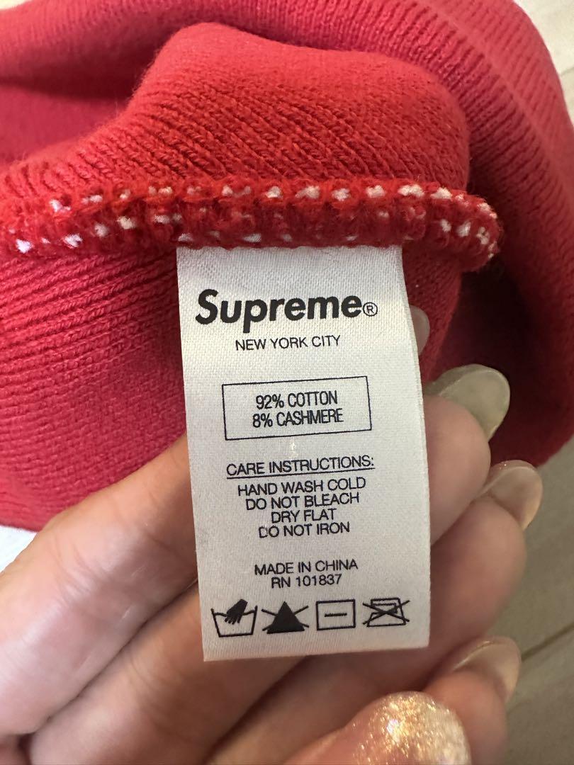 imam ページ Supreme ニット帽 赤
