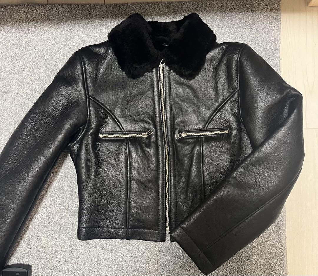 リアルムートンジャケット　美品