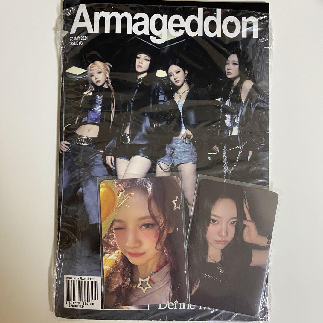aespa Armageddon EU限定 exclusive 未開封 aespa Armageddon JAPAN Exclusive ver. ALBUM WARNER MUSIC