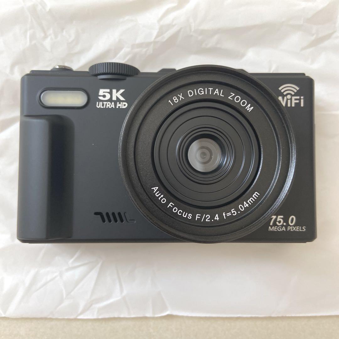 本日限定価格♥デジカメ 5K♥デジタル 5K録画 7500万画素 コンパクト