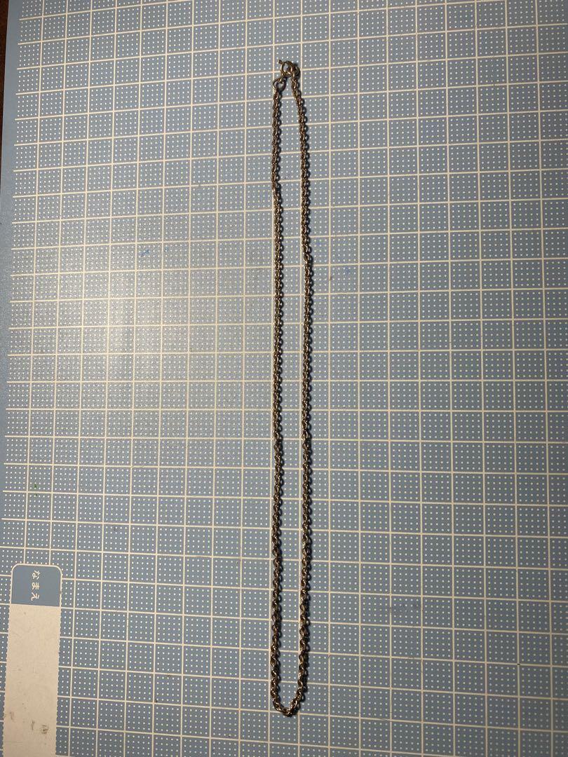 44センチシルバー925 チェーン　スターリングシルバー　銀　首輪　エコ66でD