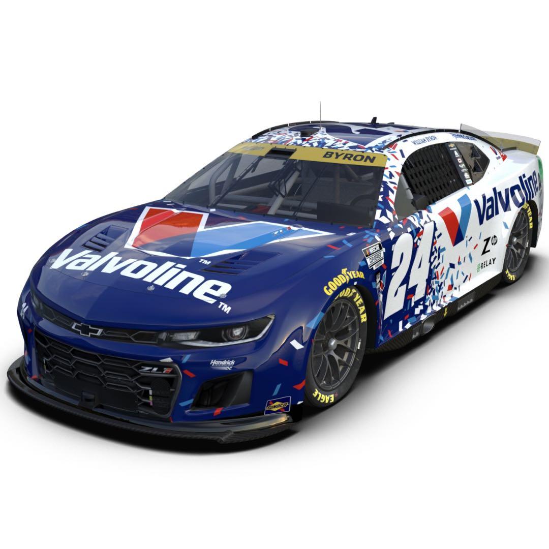 ナスカー 1/64 ウィリアム バイロン バルボリン スペシャル 2024