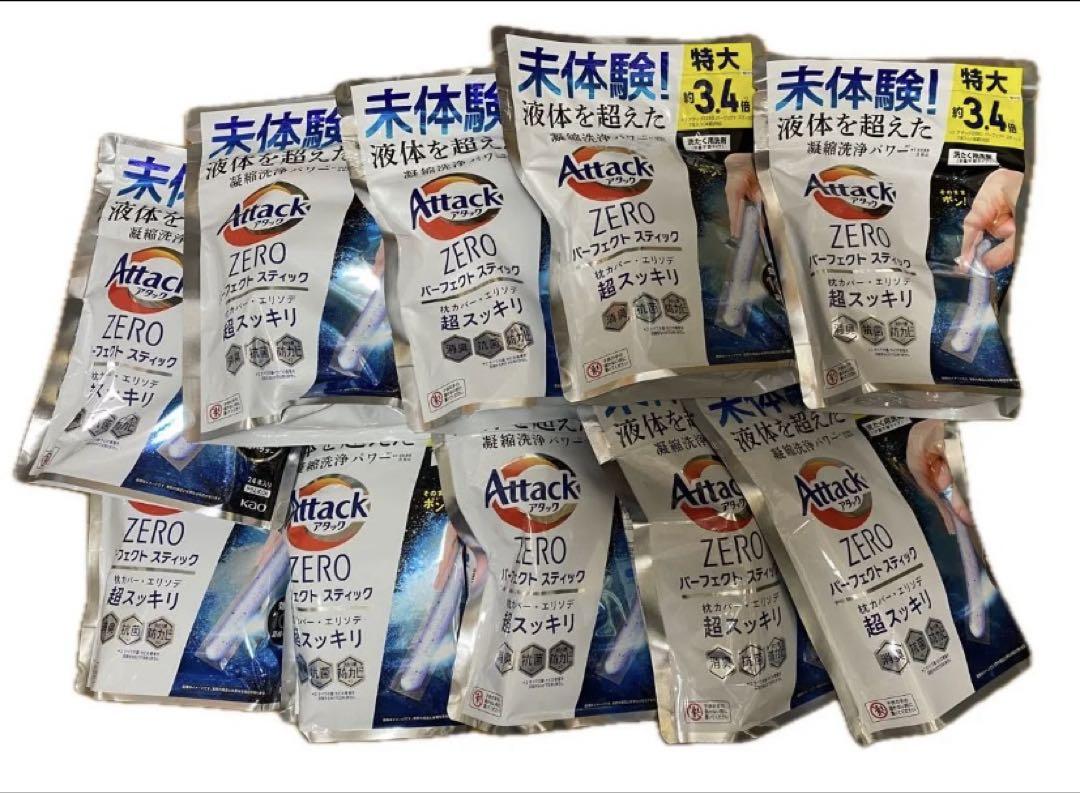 アタックZERO パーフェクトスティック 24本入り×10袋