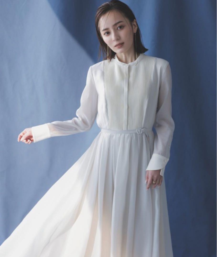 新品未使用 anuans 長袖ワンピース MEDIUM ホワイト