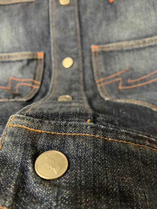 安い日本製 W< Painted denim jacket u5JWM-m98296041172 国産セール