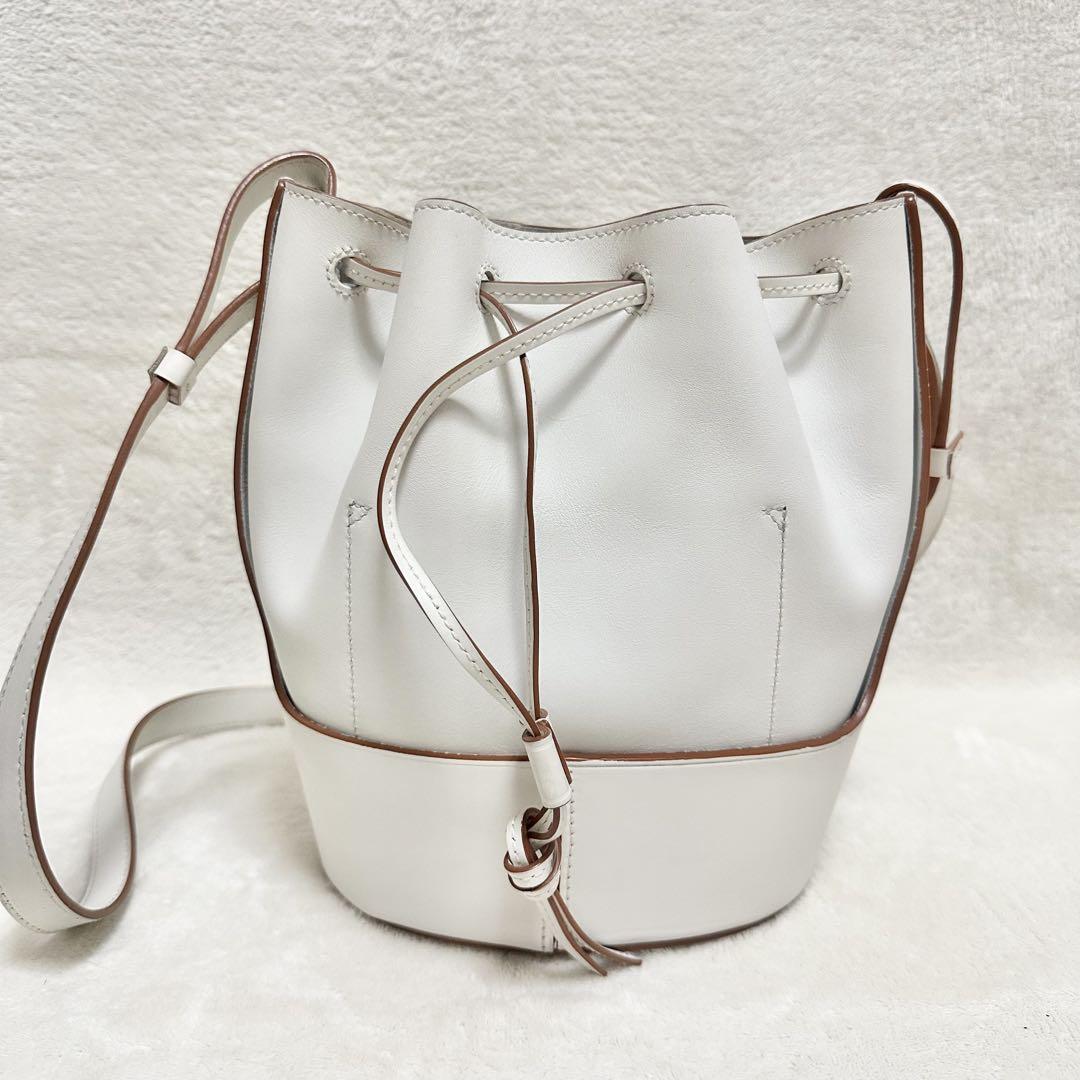 極美品】 LOEWE ロエベ バルーンバッグ スモール ホワイト