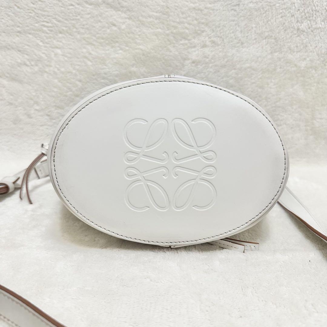 極美品】 LOEWE ロエベ バルーンバッグ スモール ホワイト