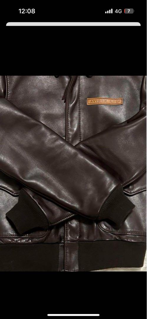 希少極美品 AVIREX A-2 レザーフライトジャケットMADE IN USA