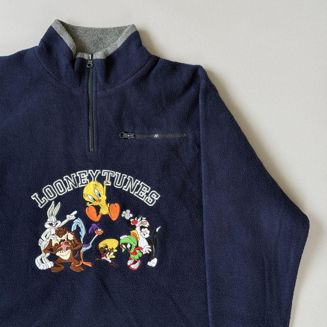 Looney Tunes フリースプルオーバー M Warner Bros