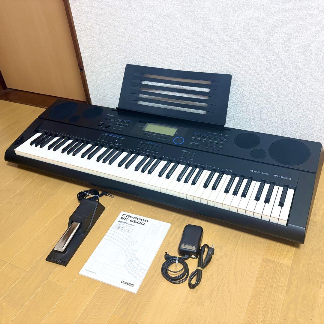 CASIO WK-6500 ハイグレード電子キーボード 電子ピアノ CASIO WK-6500 ハイグレード電子キーボード 電子ピアノ - メルカリ