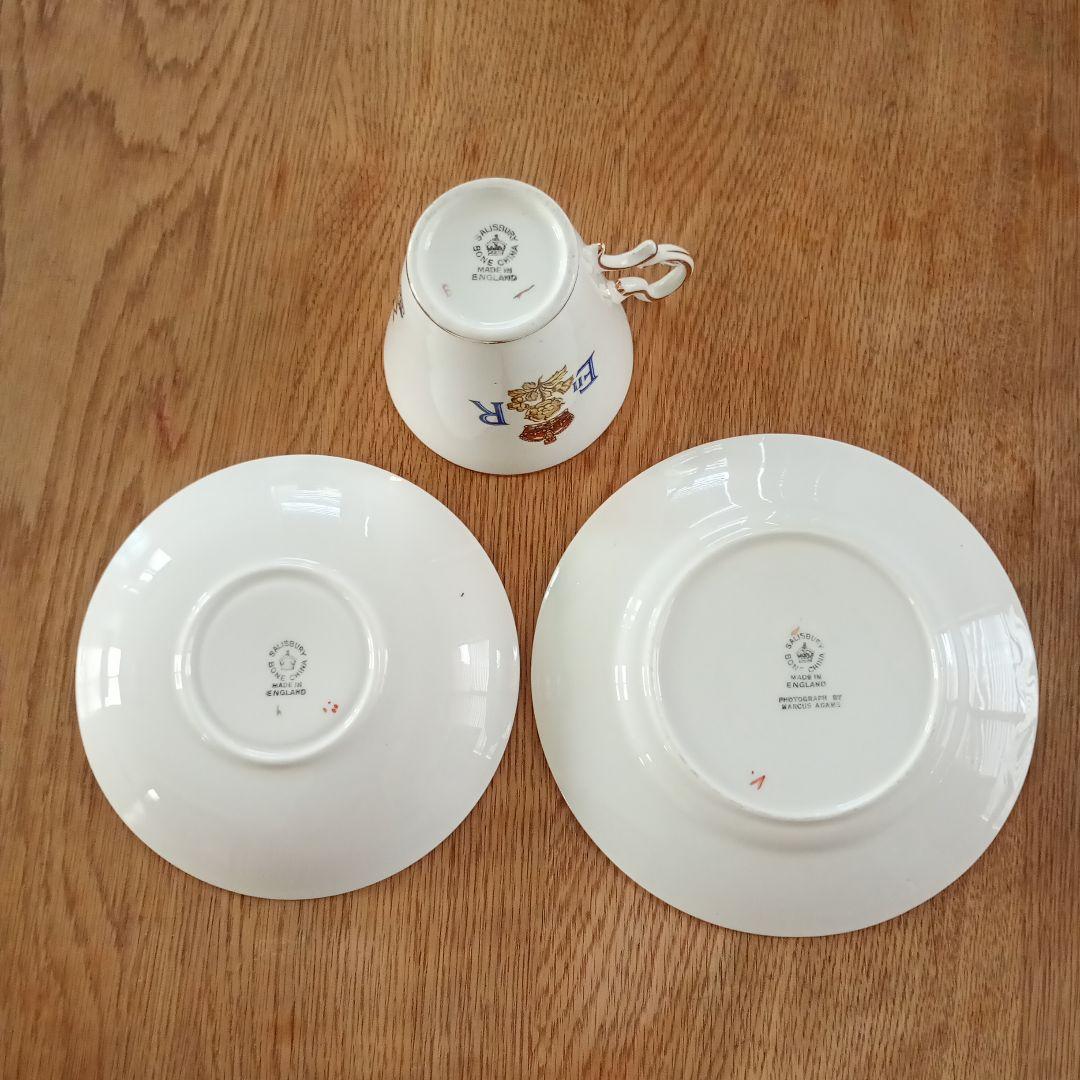 エリザベス女王　戴冠式　1953　記念　トリオ　Salisbury