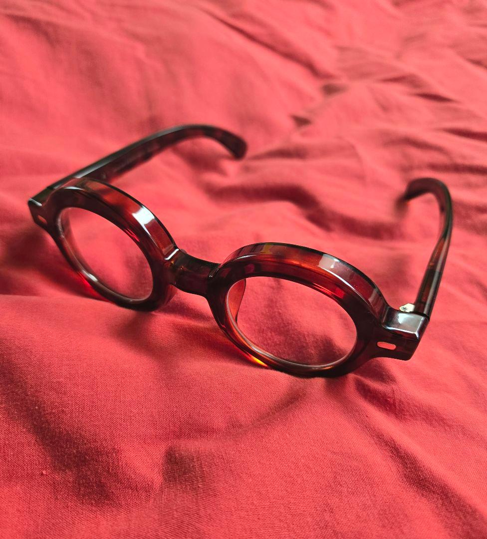 JINS BE BOLD メガネ レッドブラウンデミ
