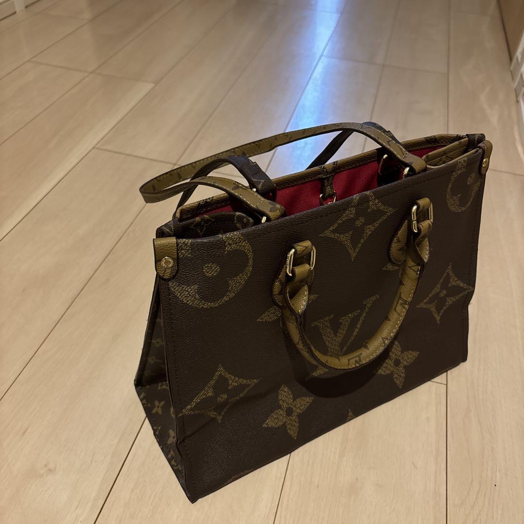 本日限り！美品オンザゴーMMLouis Vuitton ブラウンハンドバッグ