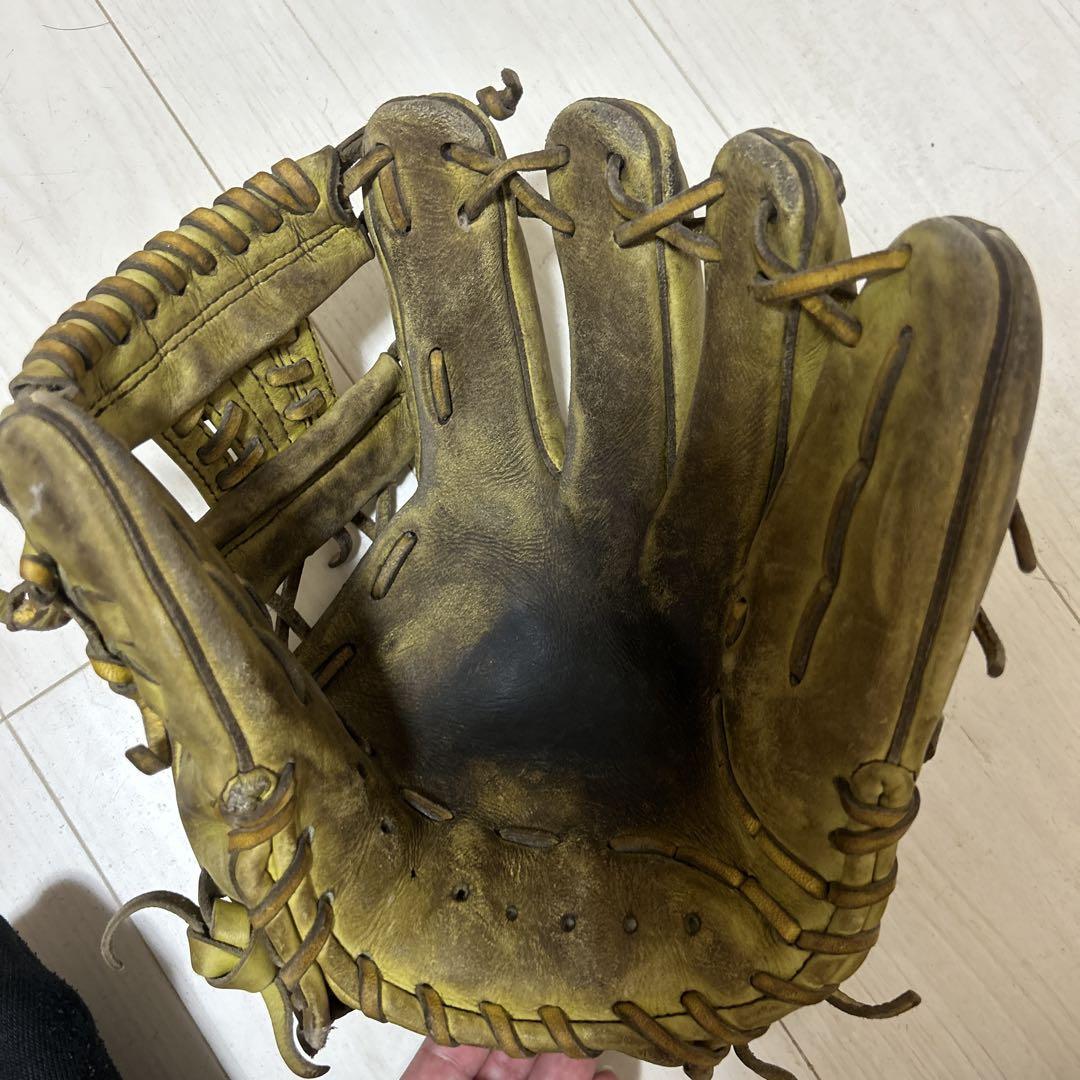 Mizuno Pro 野球グローブ ブラウン - メルカリ