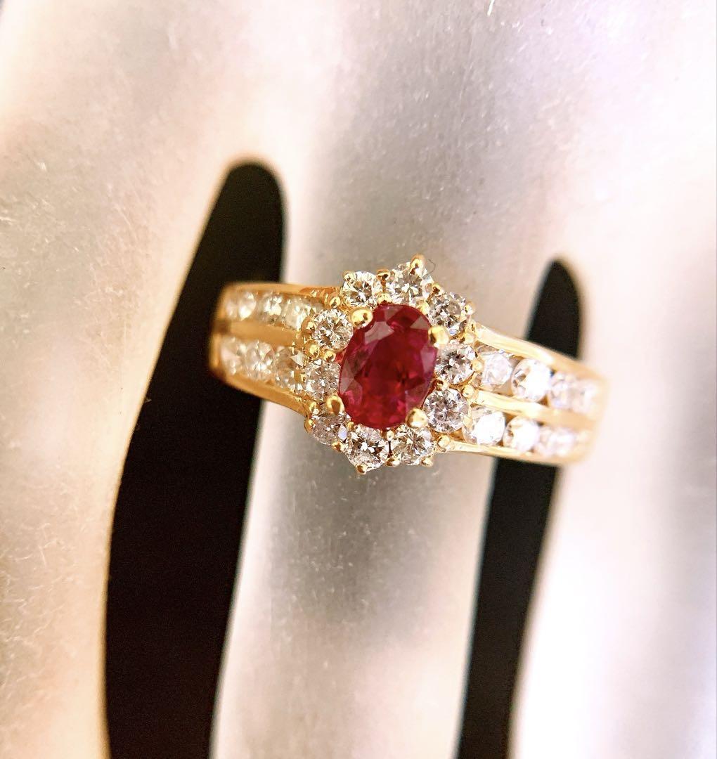 16号❣️計1.44CT✨k18YGダイヤモンドリング　k18ダイヤリング