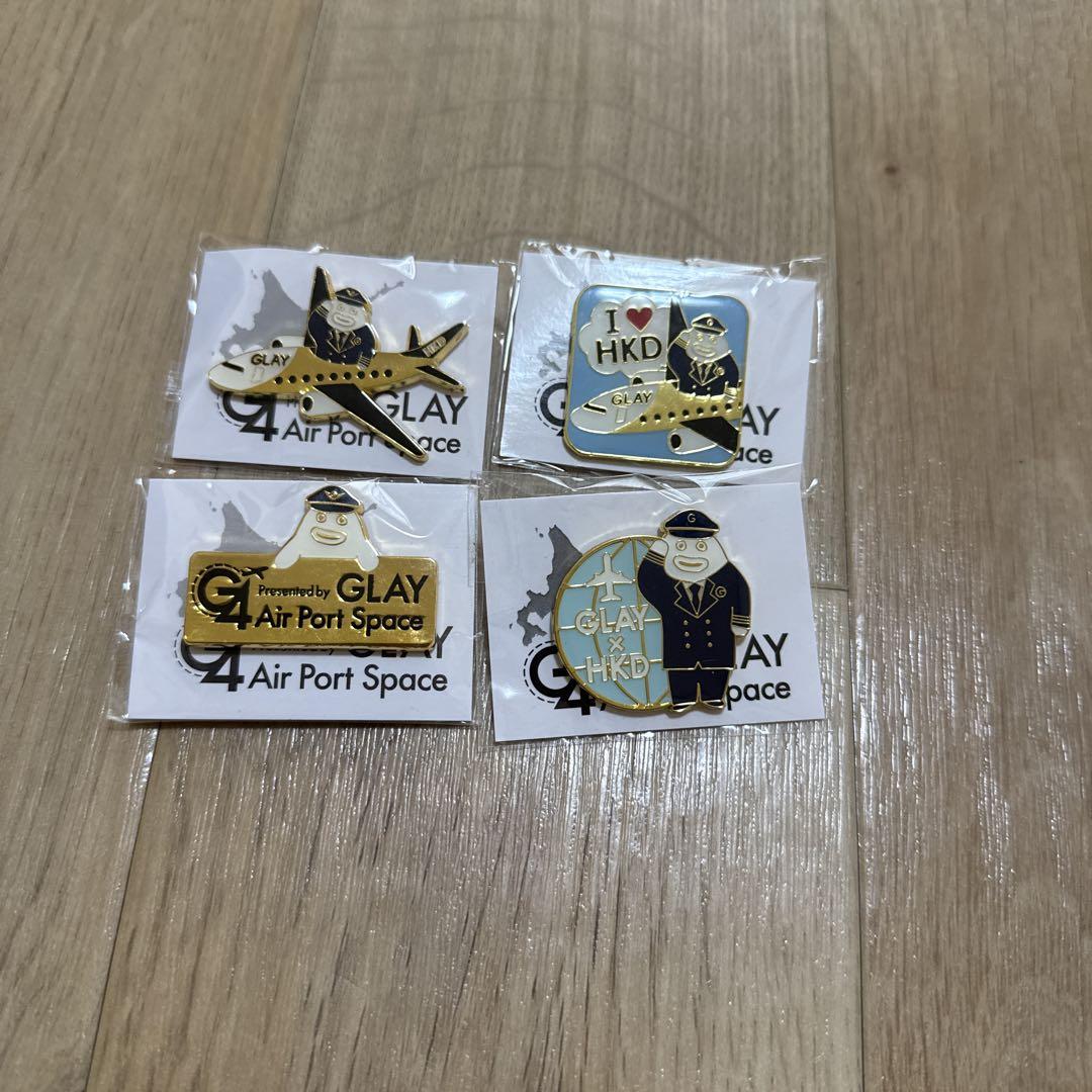 【新品未使用】GLAY Air Port Space ズラー ピンバッジ