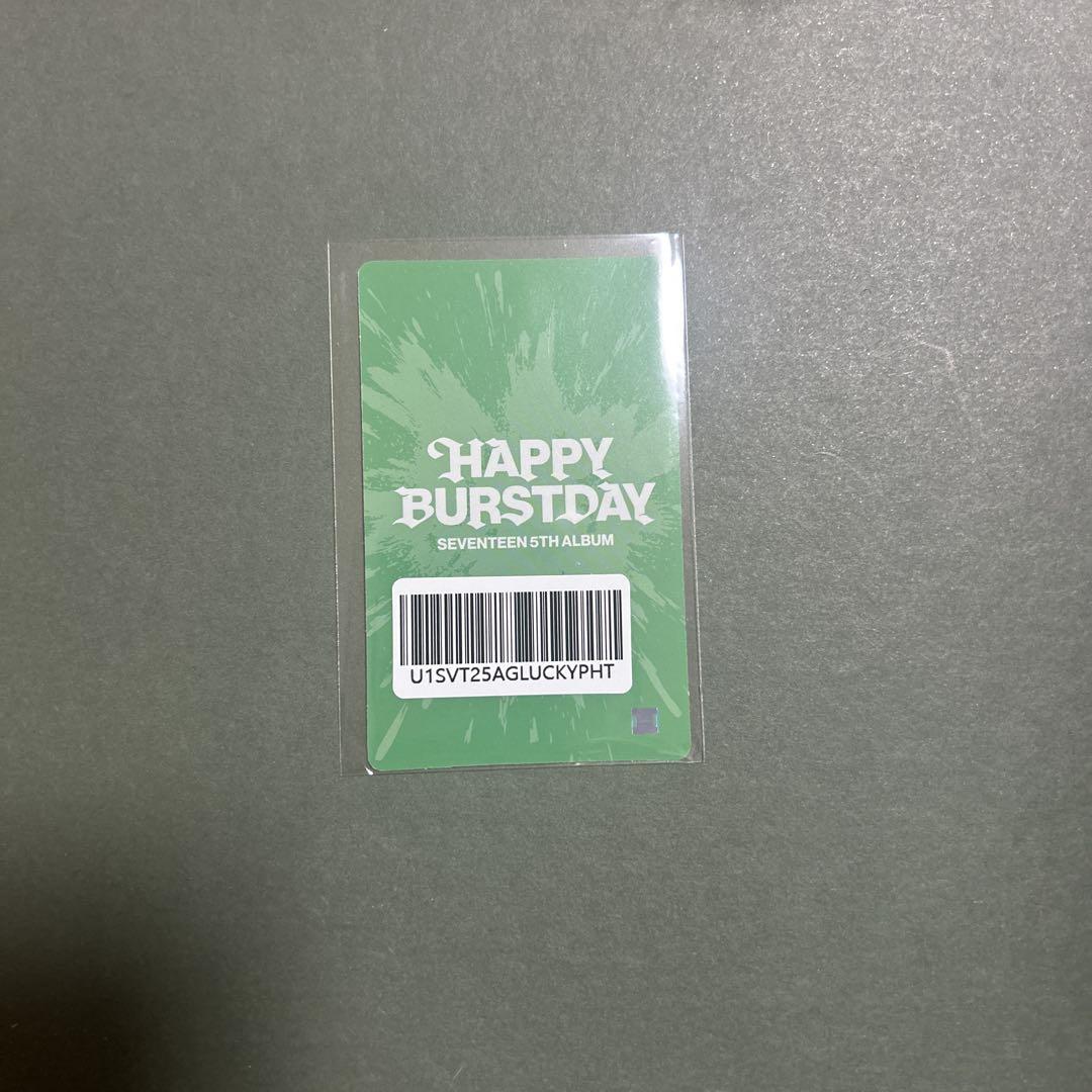 ジョシュア weverse 本国 ラキドロ HAPPY BURSTDAY トレカ