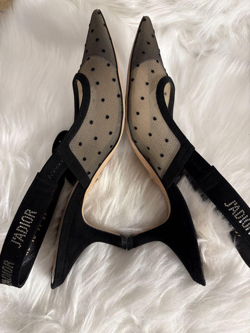 Dior ディオール ジャドール パンプス メッシュ ドット 39D