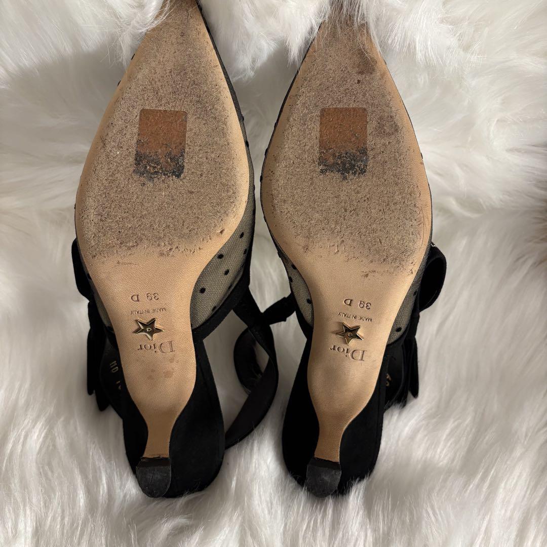 Dior ディオール ジャドール パンプス メッシュ ドット 39D
