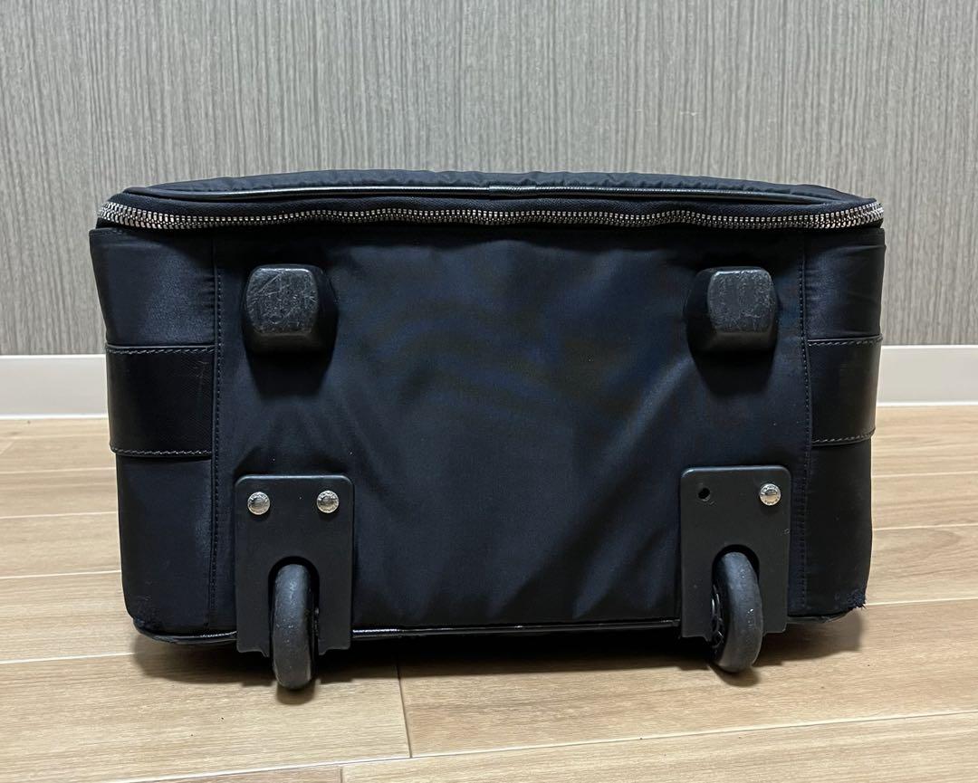 美品✨PRADA キャリーケース 三角ロゴ ナイロン ブラック