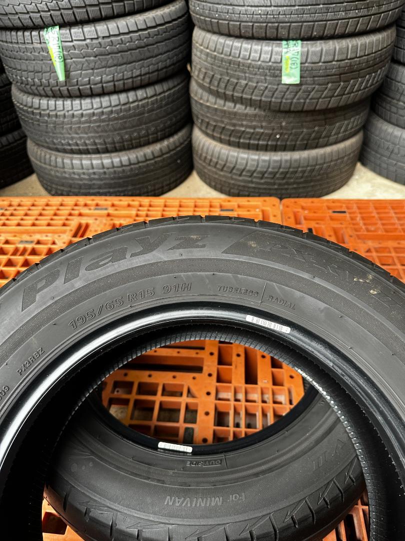 195/65R15 ブリヂストンPLAYZ 4本 送料無料 夏タイヤ T1271