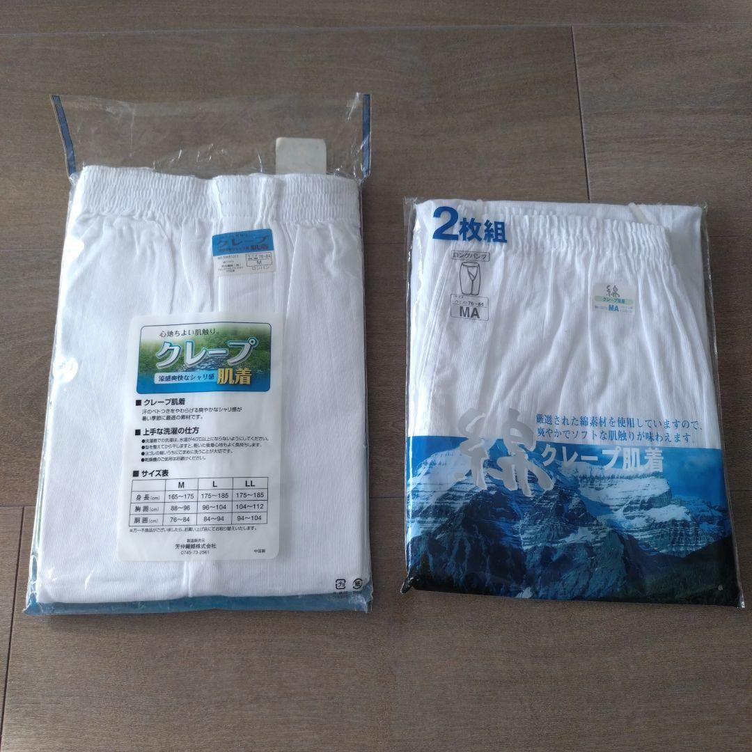 メンズ 綿100％クレープ肌着 ステテコ M ３枚M・GUNZE MEDICALDB_JP