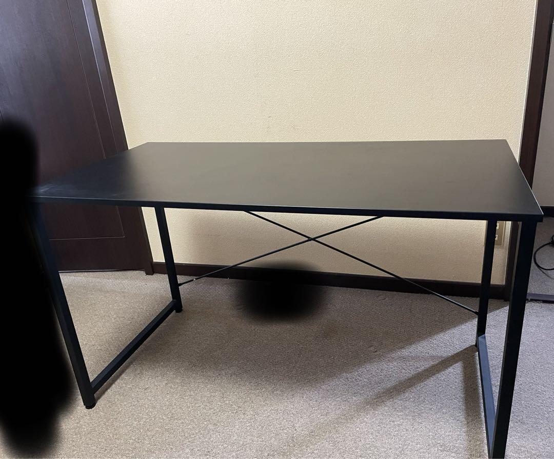 サンワダイレクト パソコンデスク 幅120×奥行60cm ブラック