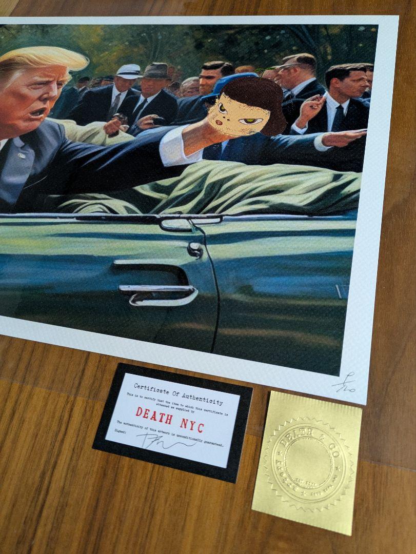 トランプ大統領 奈良美智DEATH NYC世界限定100枚アートポスター