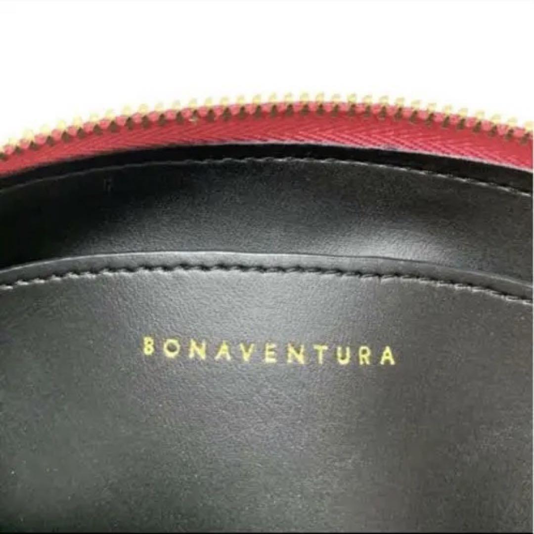 BONAVENTURA ボナベンチュラ　ピンク レザー ポーチ　メイクポーチ