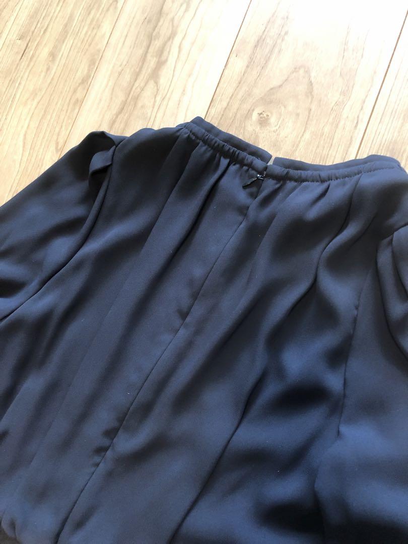 新品 CELFORD 上品清楚ネイビーワンピ38 - メルカリ